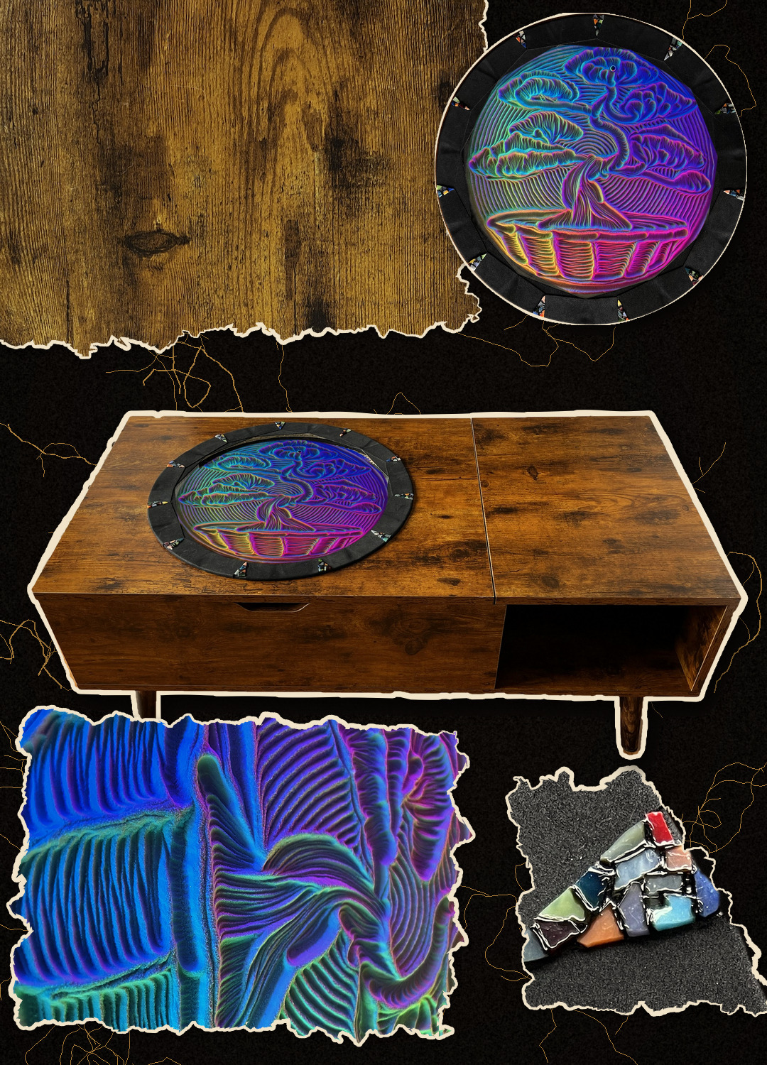 Drop Leaf collage